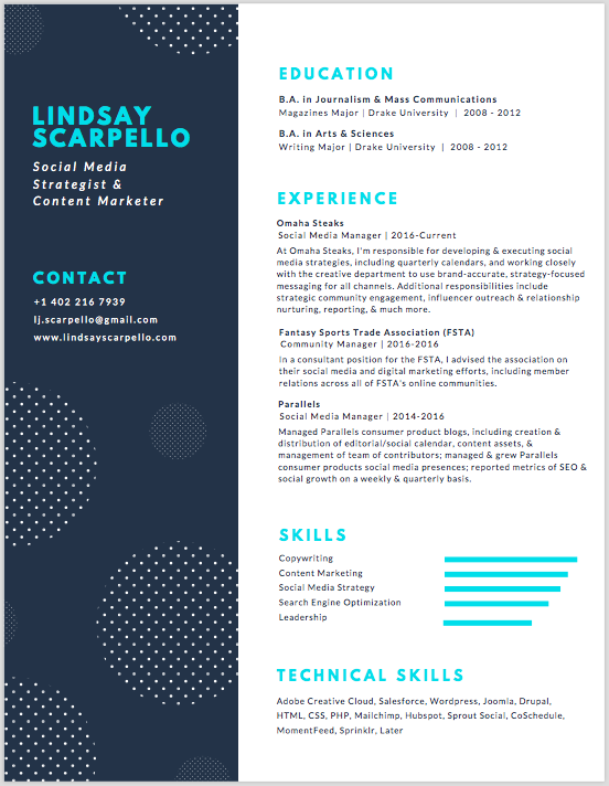 Lindsay Scarpello Resume